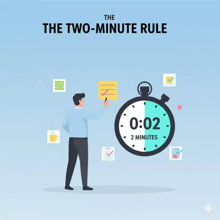 Illustration of digital productivity tools and apps for effective management.